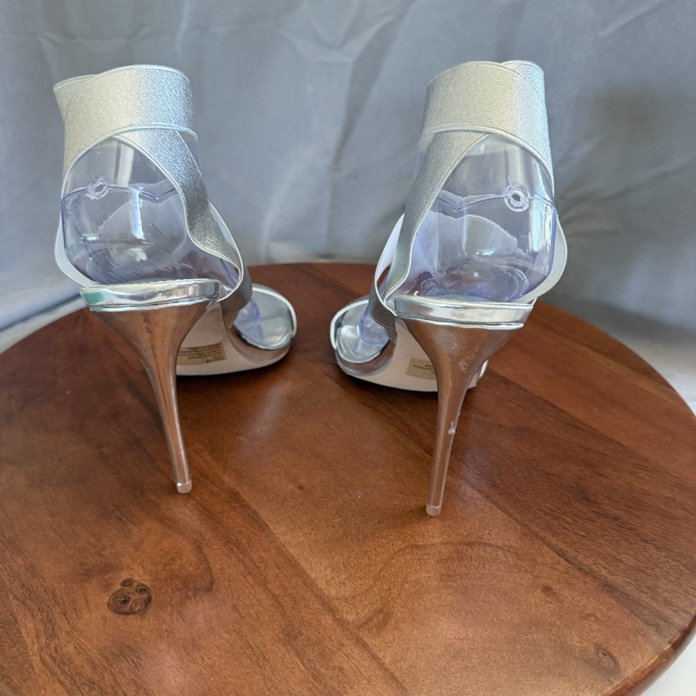 Lauren Lorraine Dallas Ankle Strap 4" Stiletto Sandals‎ Shoes Women's Size 11 - Picture 6 of 13